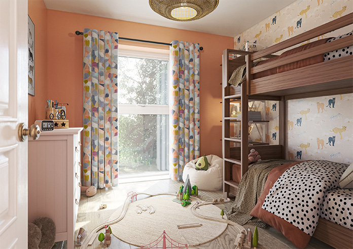 Whinfell, Coral - Made to Measure Curtains - Image 8